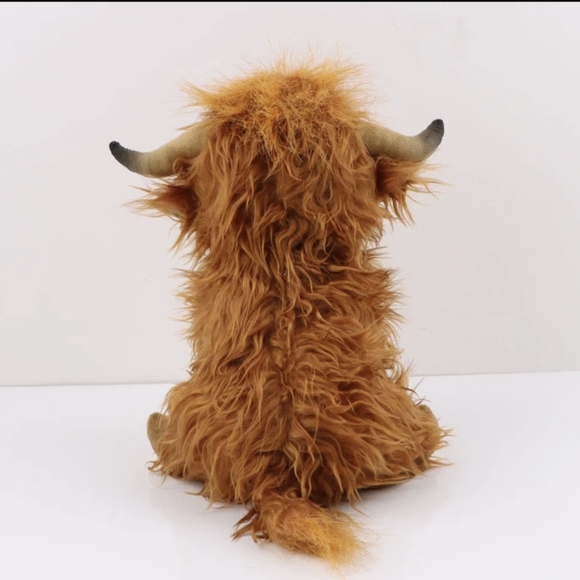 NEW HIGHLAND COW PLUSH STUFFED ANIMAL TOY - Picture 8 of 11